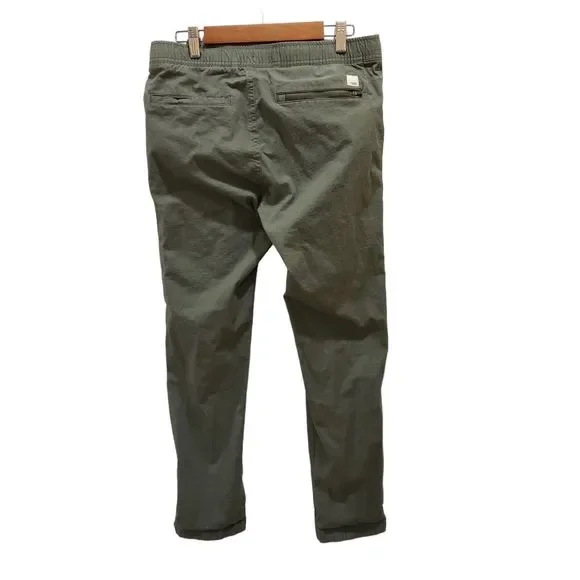 Vuori Ripstop Women's size Medium activewear hiking casual 28" inseam army green - Picture 3 of 9